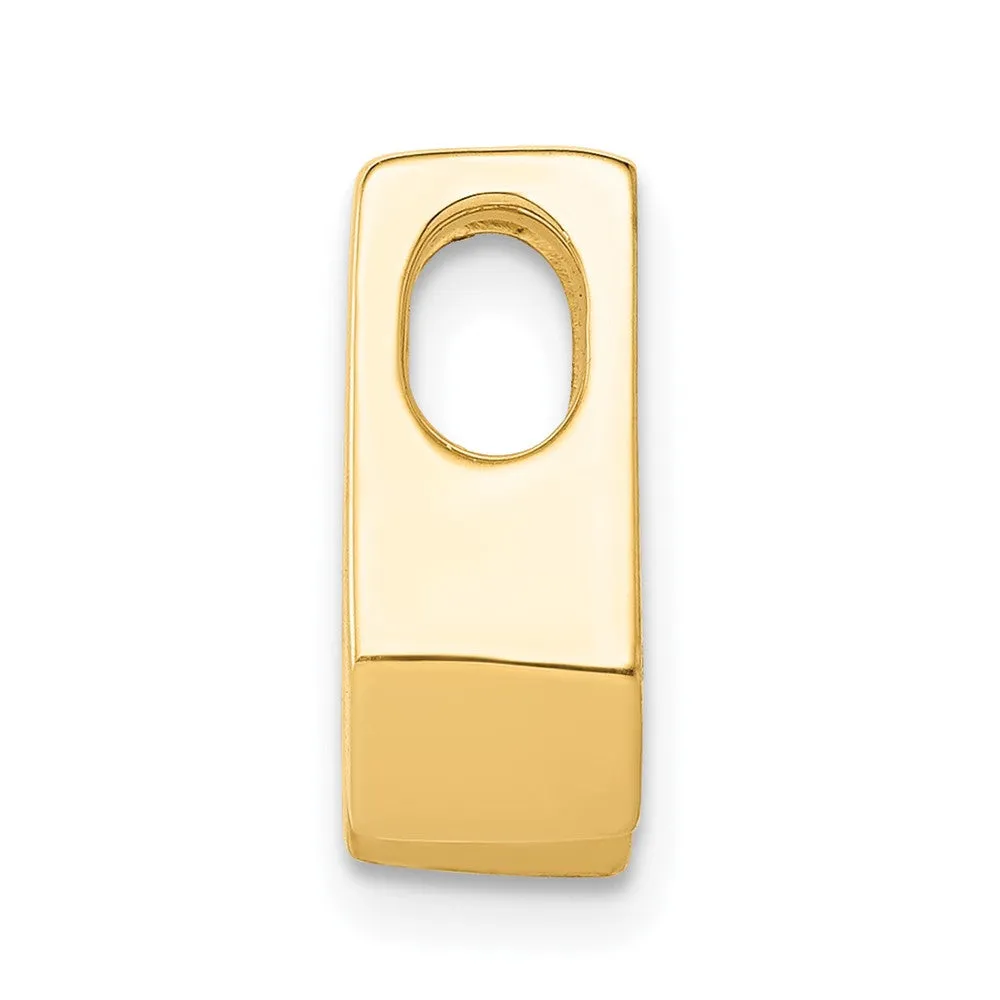 14k Yellow Gold VS 4.5mm Diamond Slide
