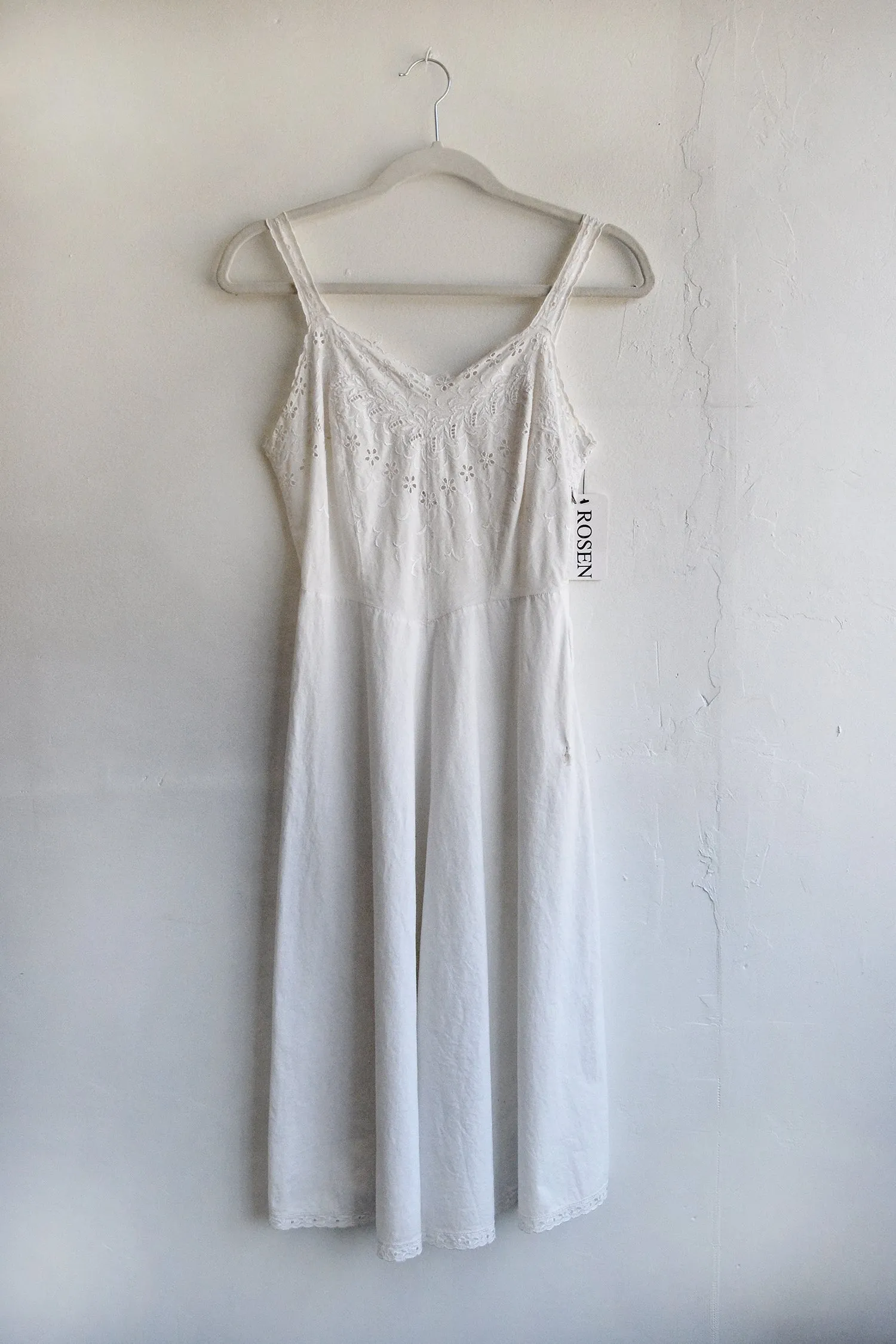 1940s Cotton Slip Dress
