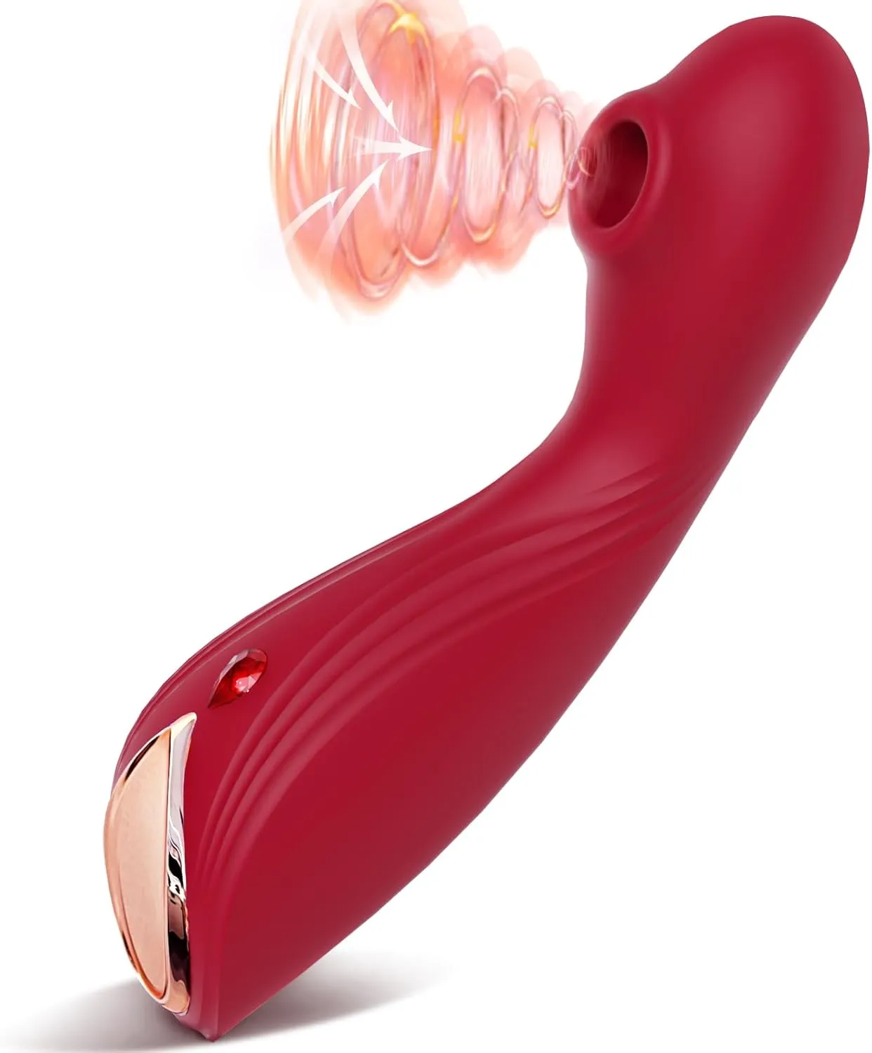 2 in 1 Thrill Clitoral 9 Sucking Modes Vibrator for Quick Orgasm