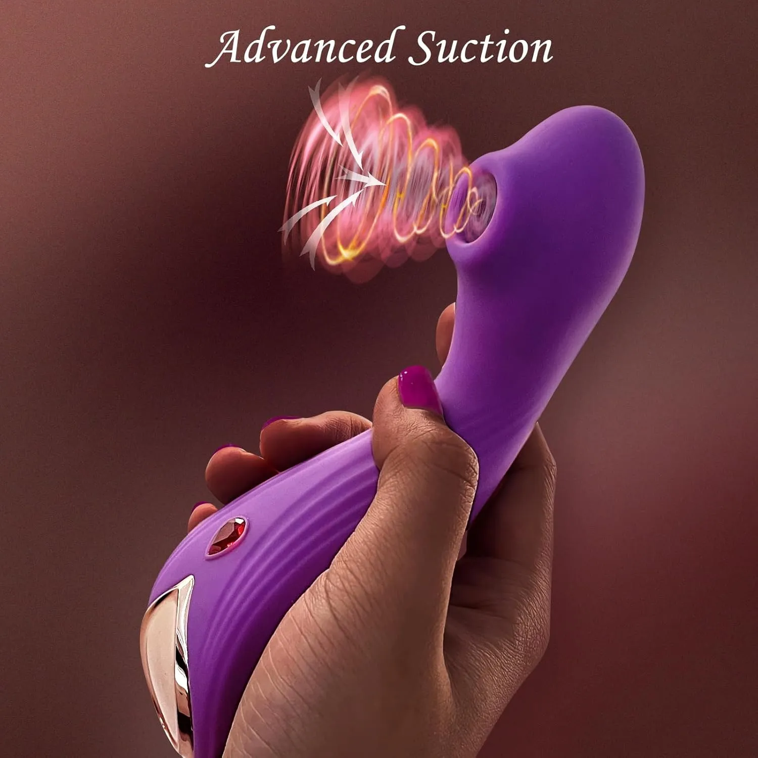 2 in 1 Thrill Clitoral 9 Sucking Modes Vibrator for Quick Orgasm