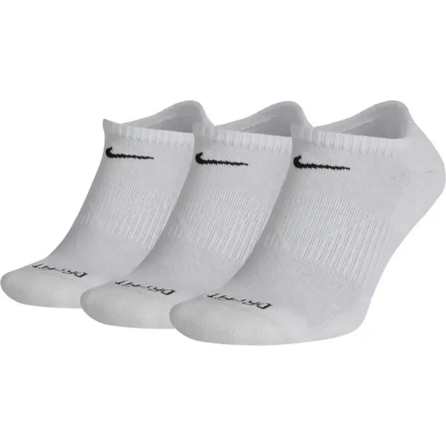 3 pack  Socks Everyday Plus Cushioned No Show (White)