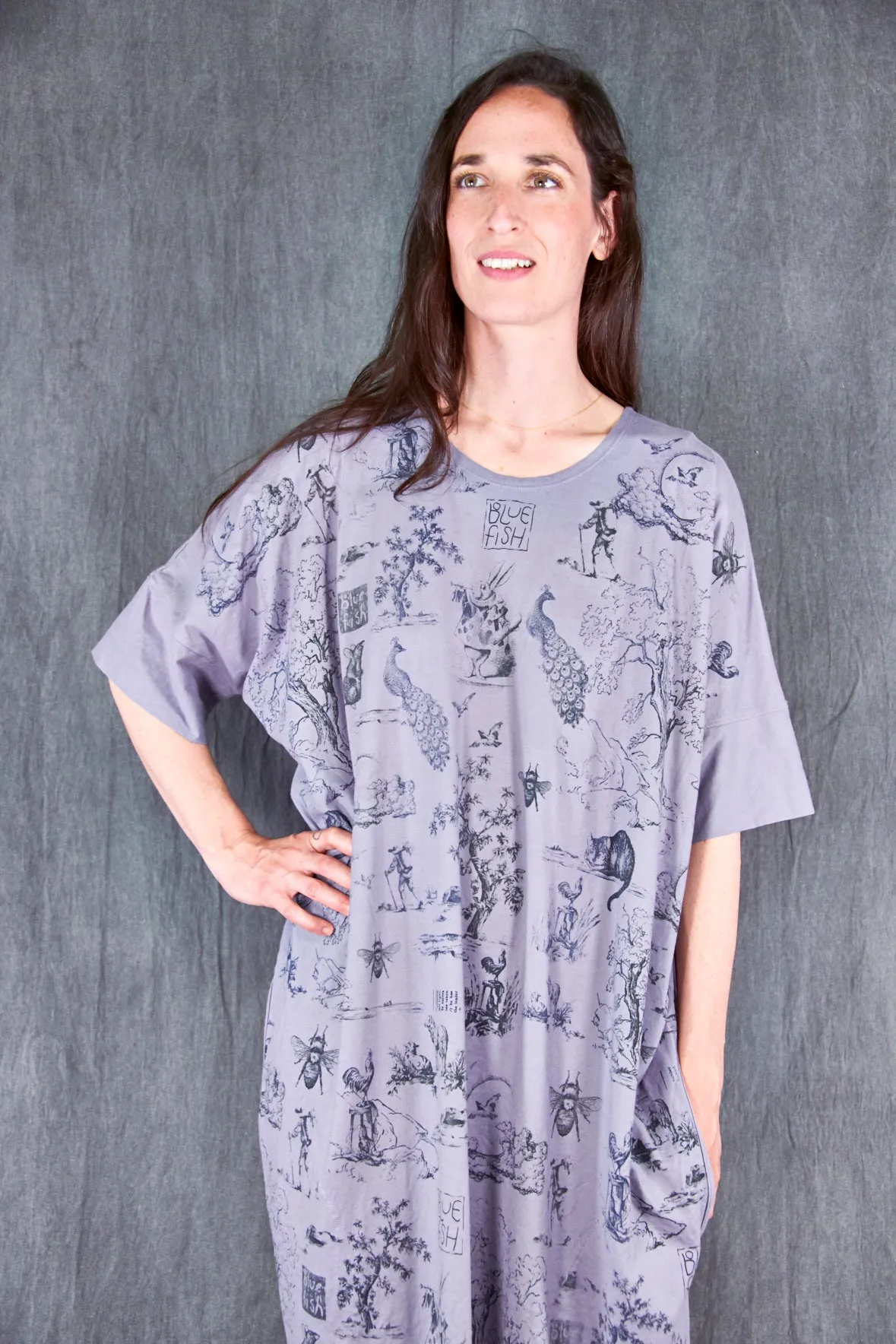 7246 Orcas Island Tunic Dress Amethyst-P