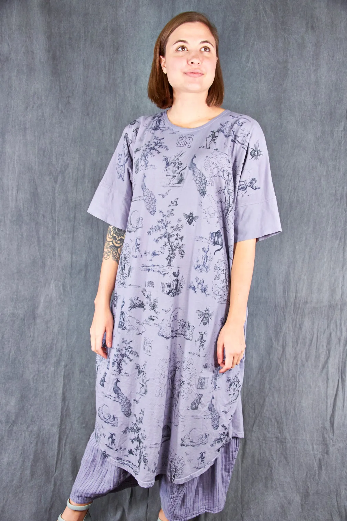 7246 Orcas Island Tunic Dress Amethyst-P