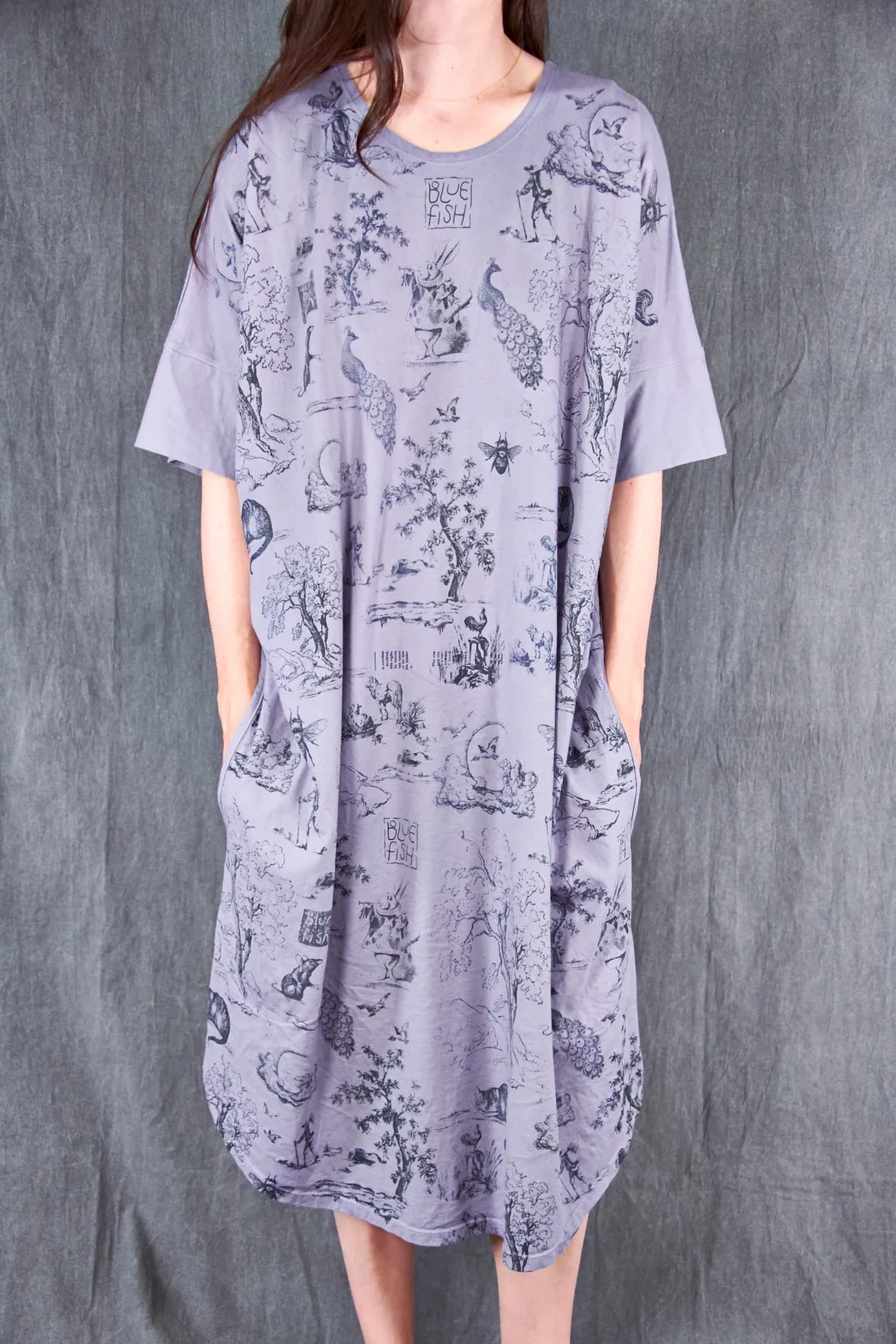 7246 Orcas Island Tunic Dress Amethyst-P