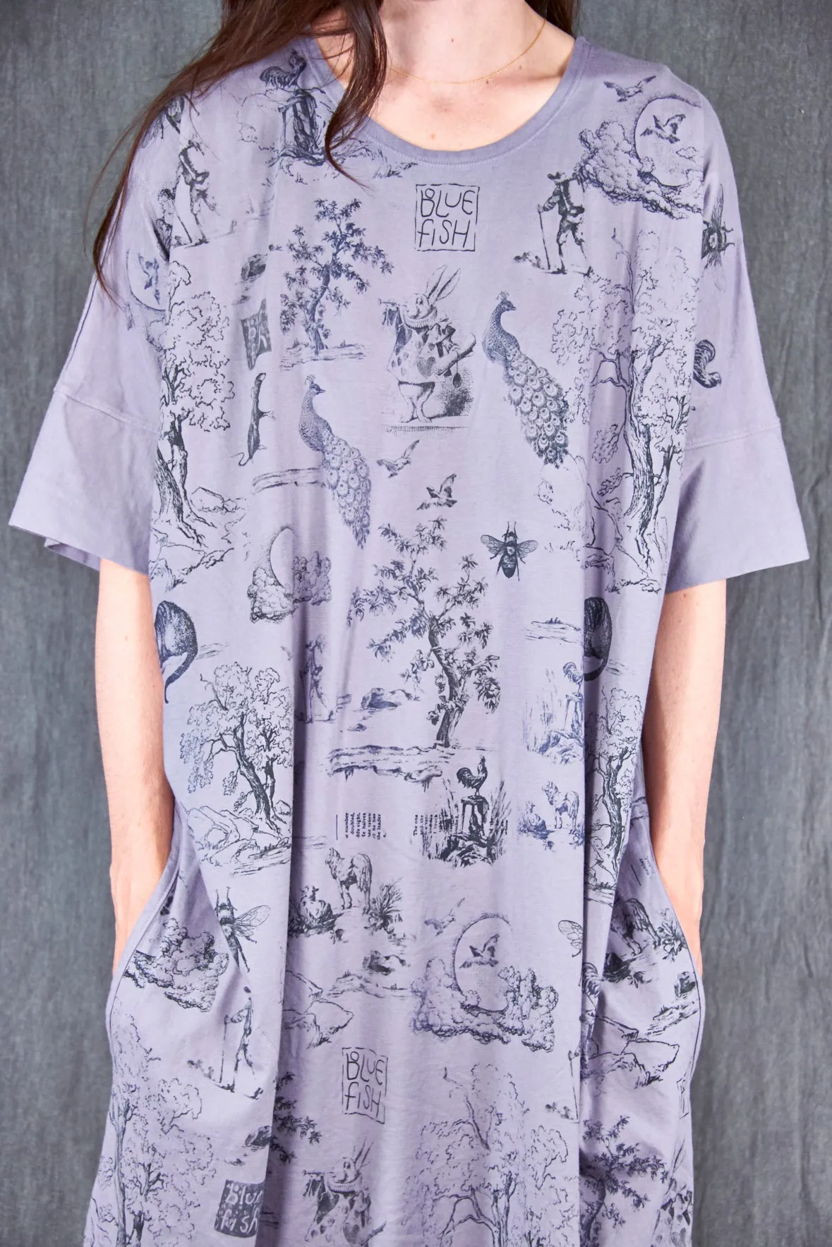 7246 Orcas Island Tunic Dress Amethyst-P