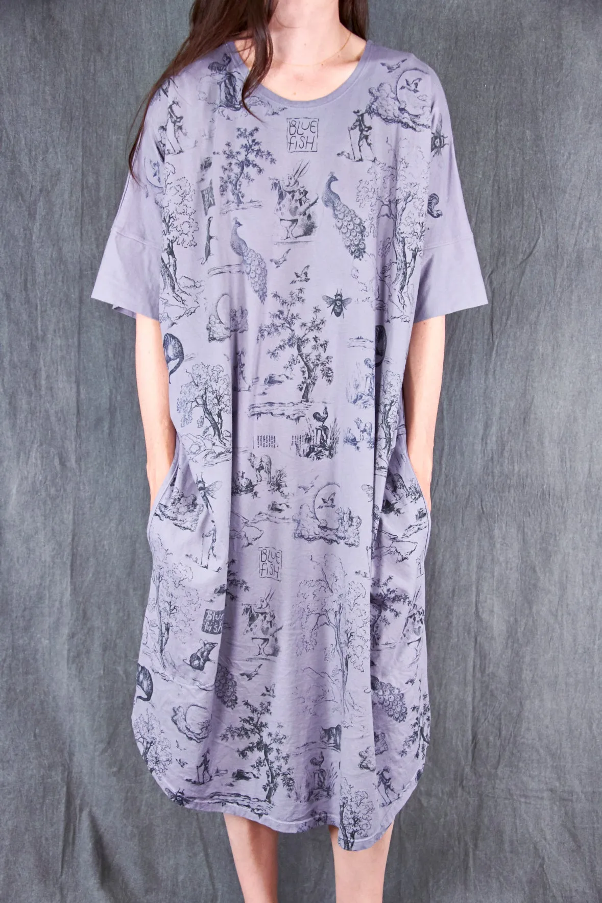 7246 Orcas Island Tunic Dress Amethyst-P