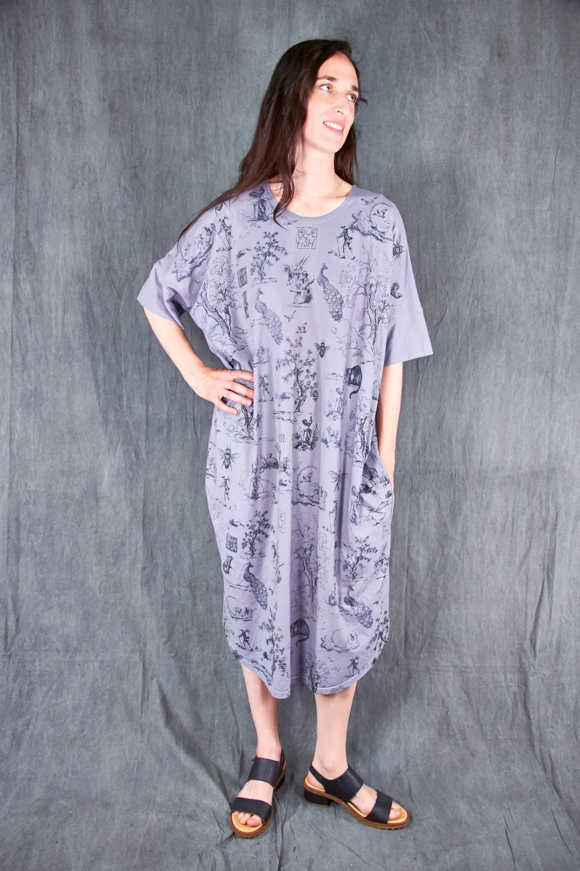 7246 Orcas Island Tunic Dress Amethyst-P