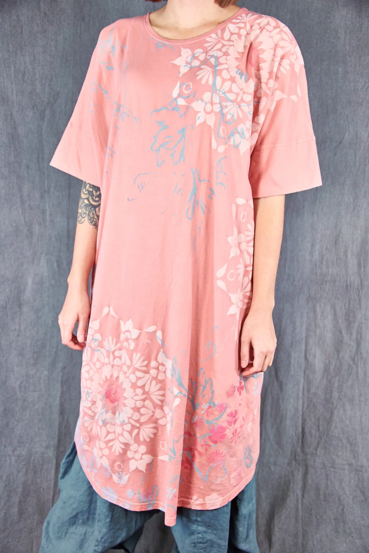 7246 Orcas Island Tunic Dress Guava-P