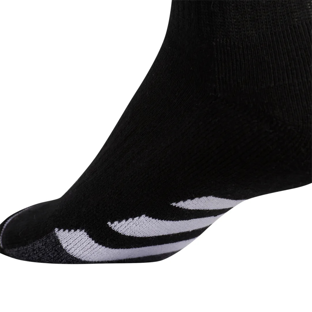 adidas Men's Cushioned Crew Socks 3 Pack (Black)