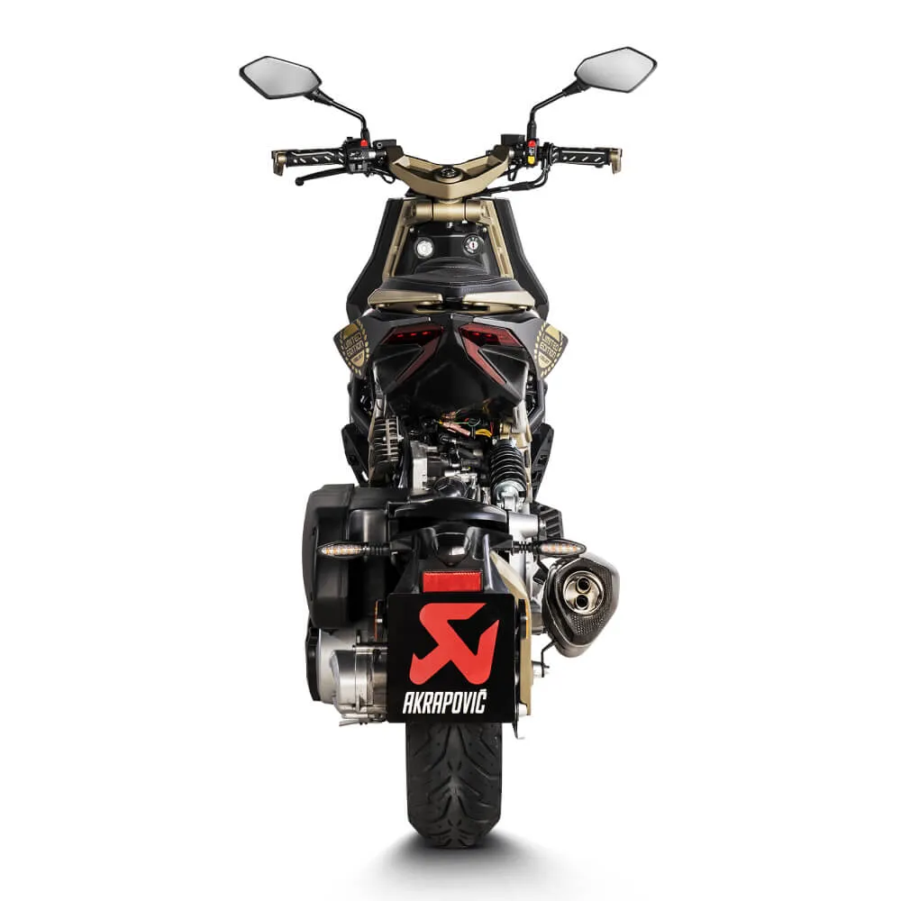 Akrapovic Black Titanium Silencer Slip-On Kit S-IT125SO1-HRTBL