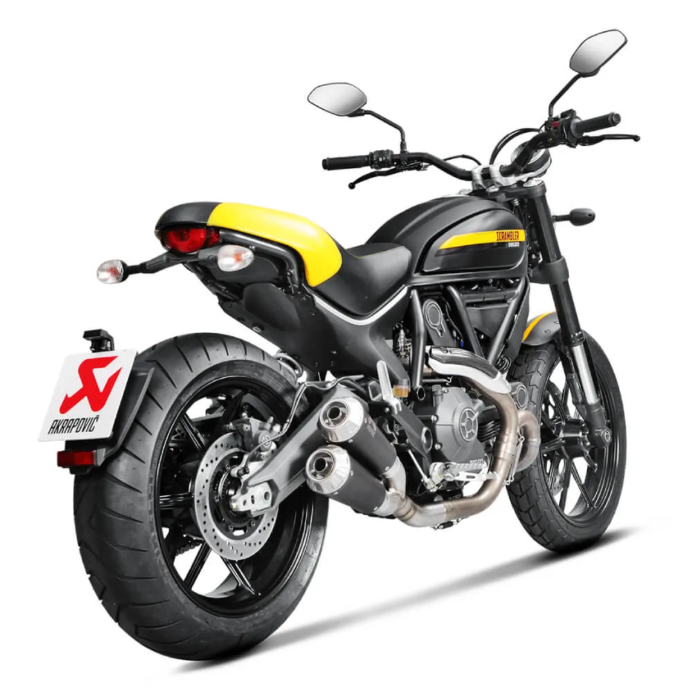 Akrapovic Titanium Twin Silencer Slip-On Kit S-D8SO4-CUBTBL-1