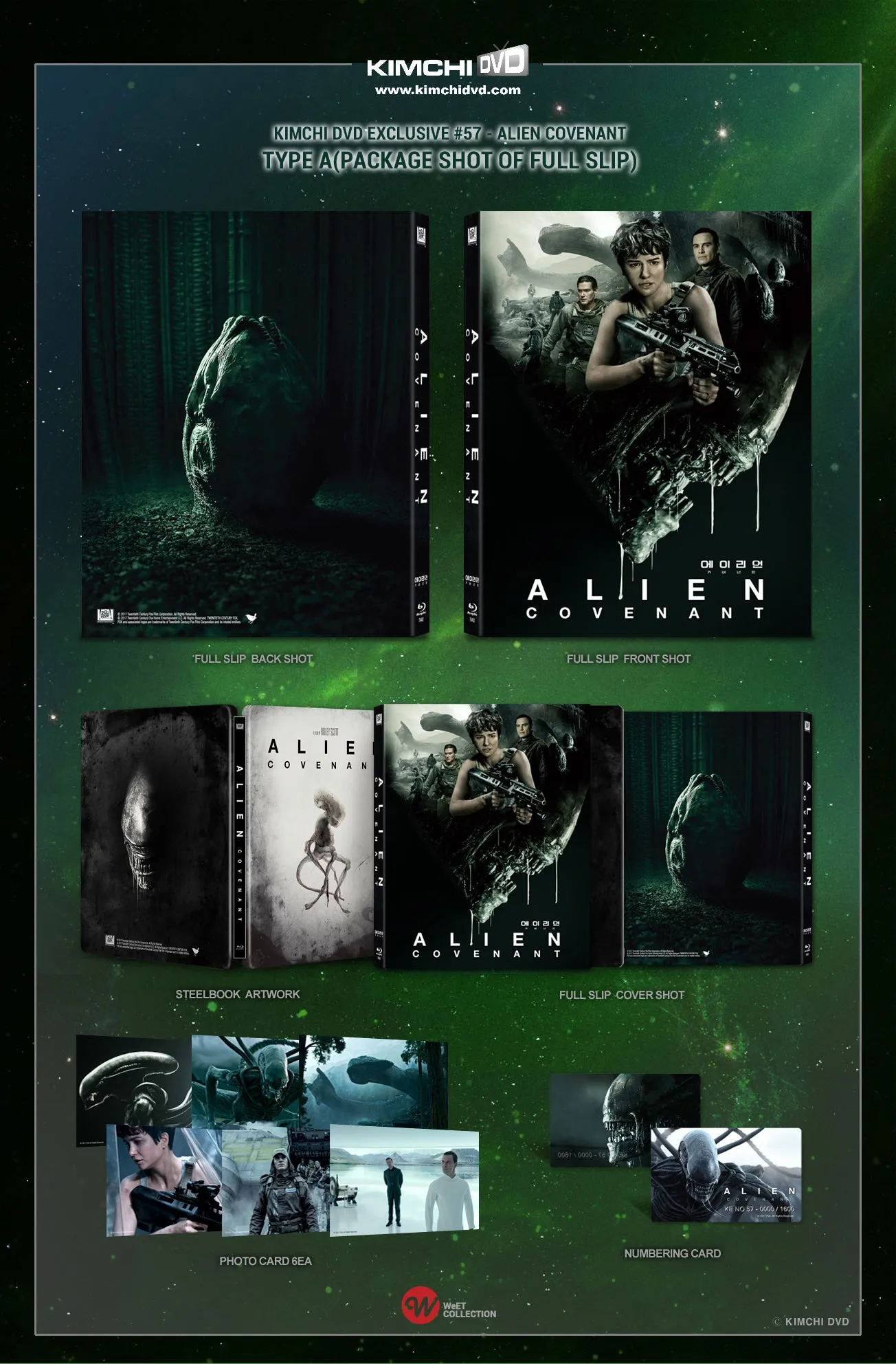 Alien Covenant - Kimchidvd Full Slip Edition