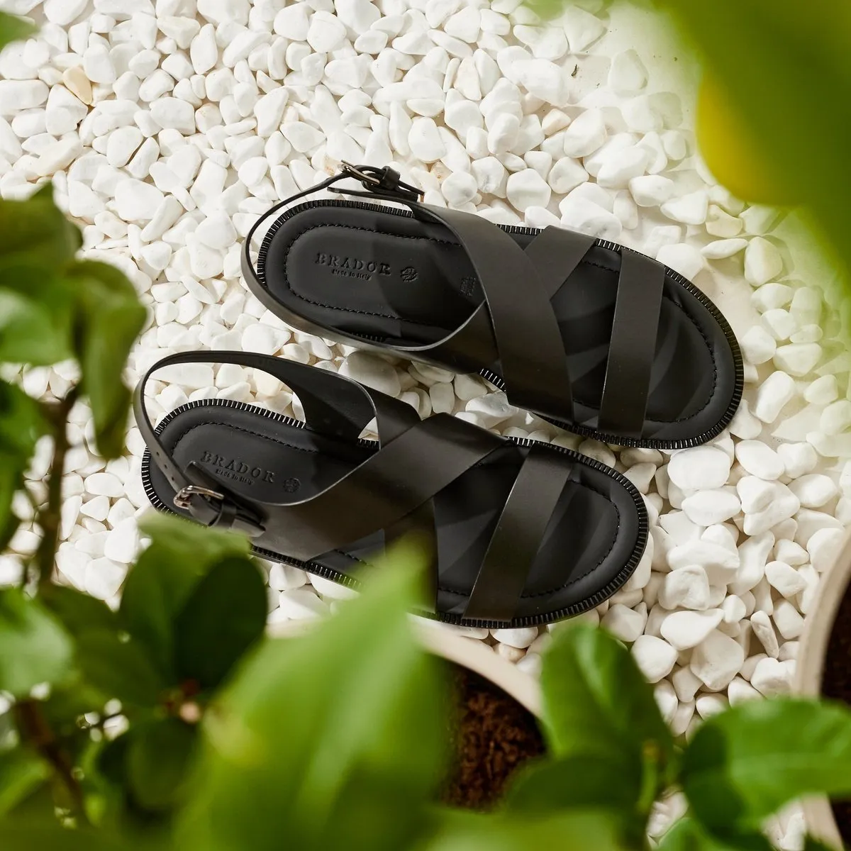 ALIFE BLACK SANDALS