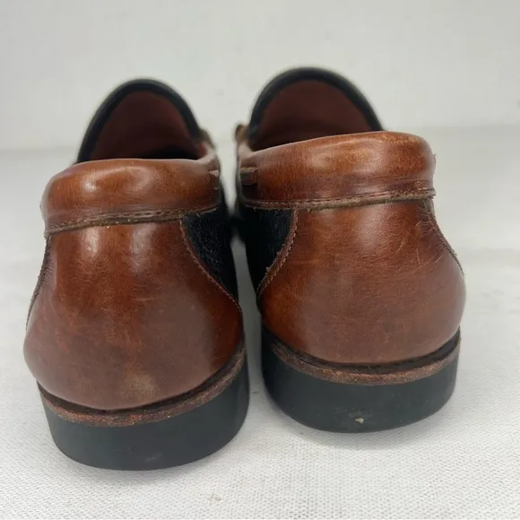 Allen Edmunds Nashua tassel slip on leather shoe