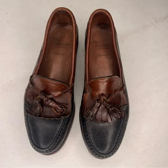 Allen Edmunds Nashua tassel slip on leather shoe