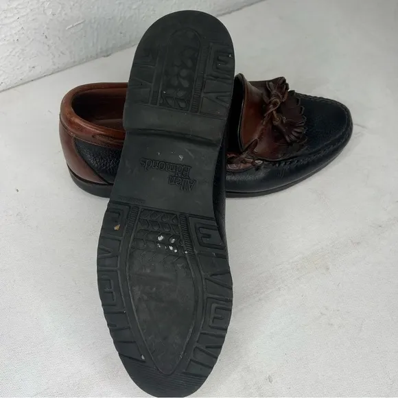 Allen Edmunds Nashua tassel slip on leather shoe