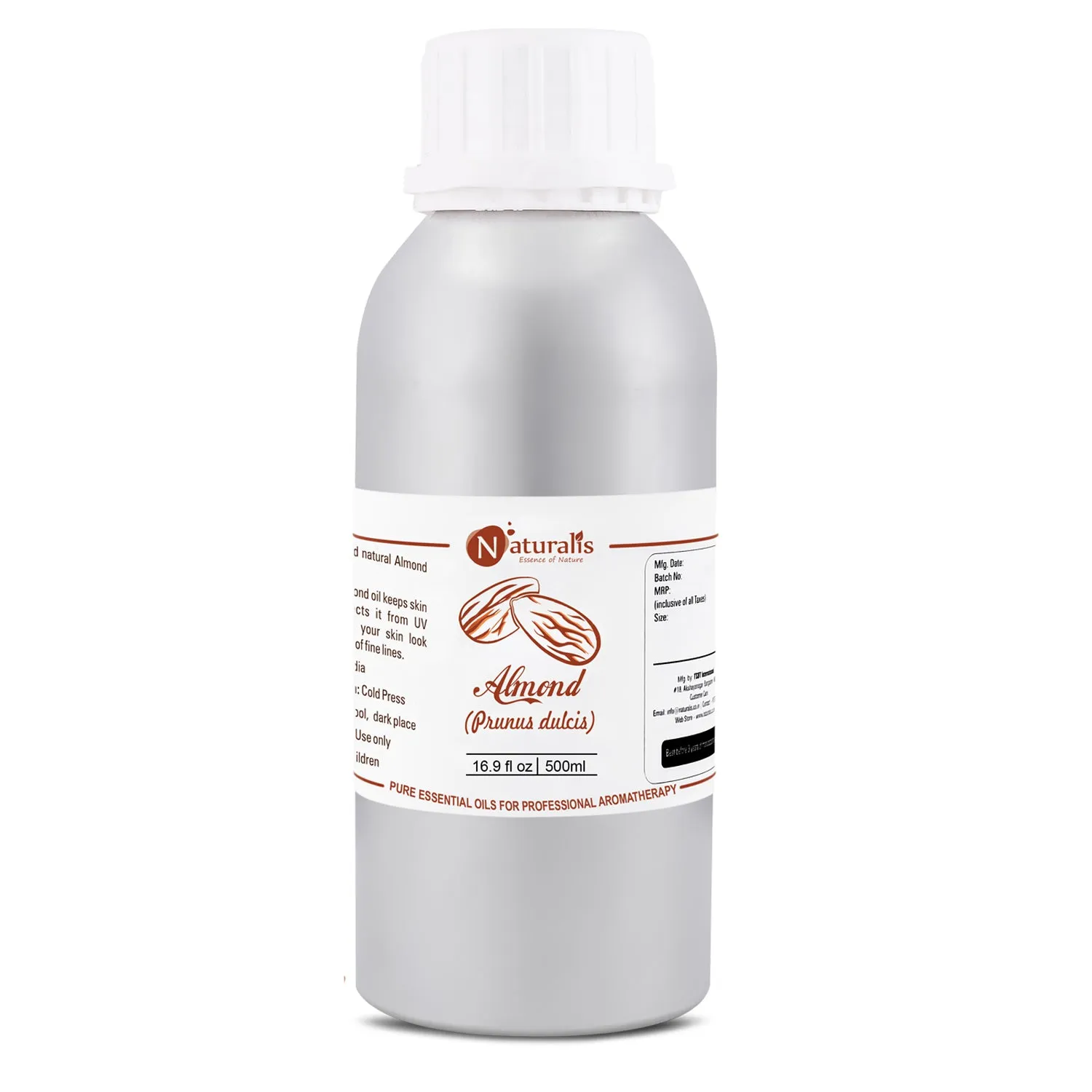 Almond Carrier Oil by Naturalis - Pure & Natural