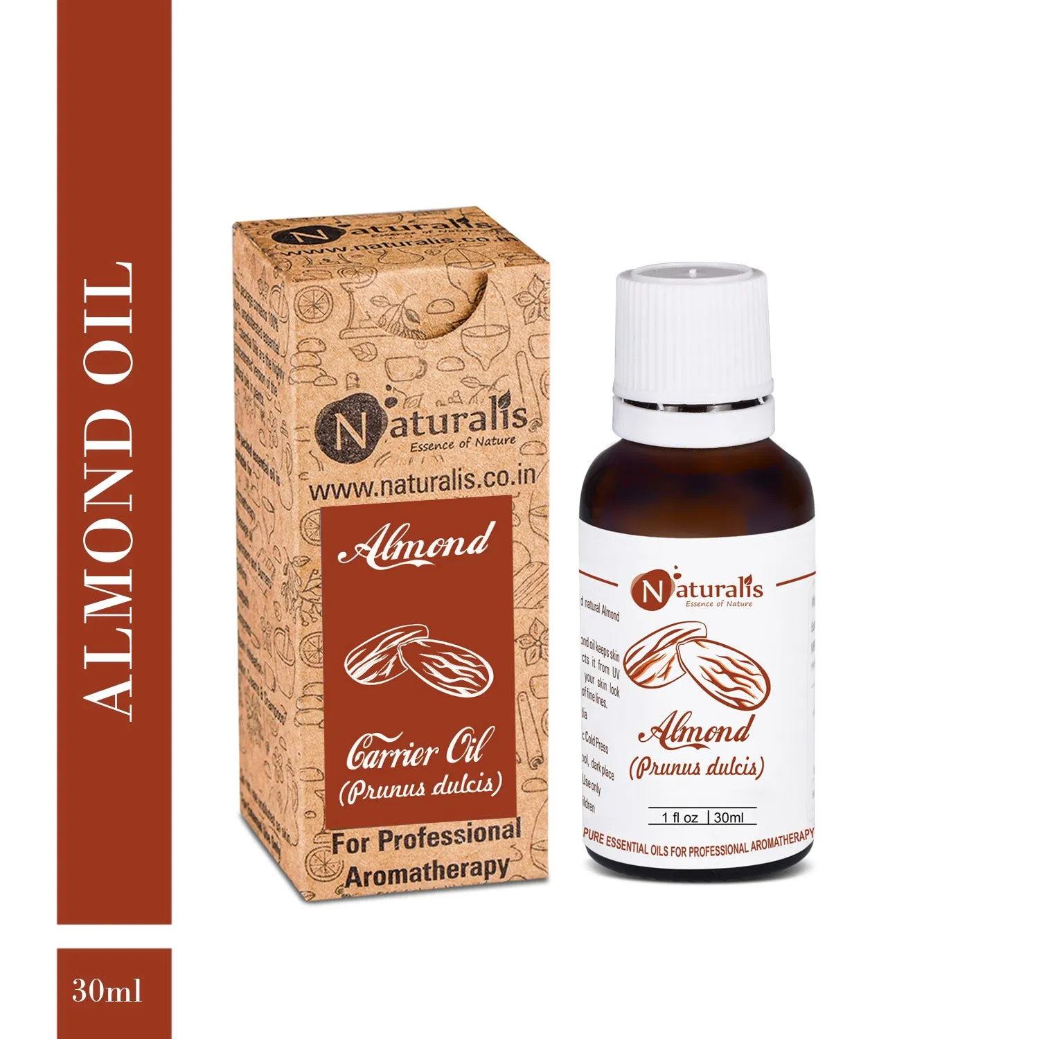 Almond Carrier Oil by Naturalis - Pure & Natural