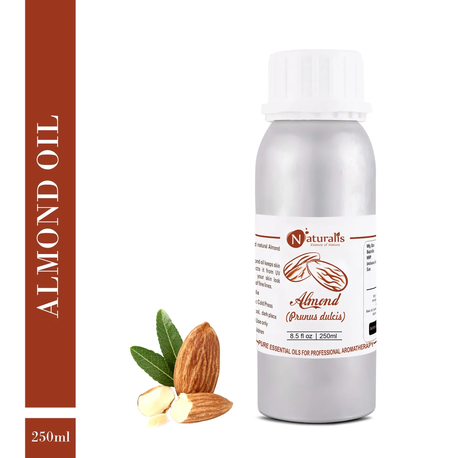 Almond Carrier Oil by Naturalis - Pure & Natural