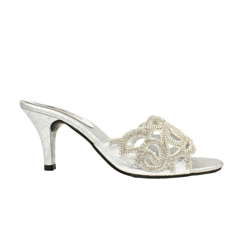 Amani Heels S104H - Silver