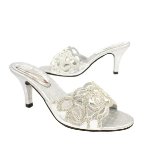 Amani Heels S104H - Silver