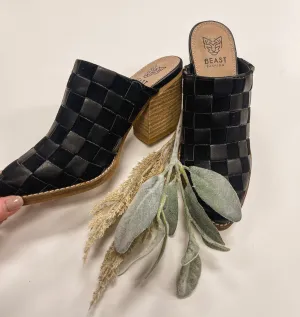 Angela Checkered Mule