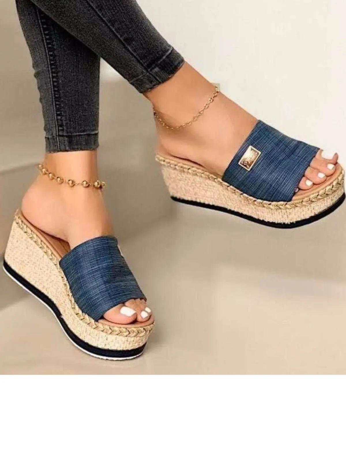 Arabella - Summer Wedge Open-Toe Sandals