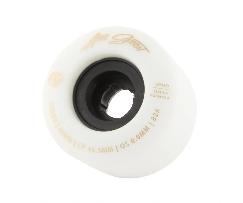 Arbor Signature Skateboard Wheels Spud Axel Serrat 82a - White