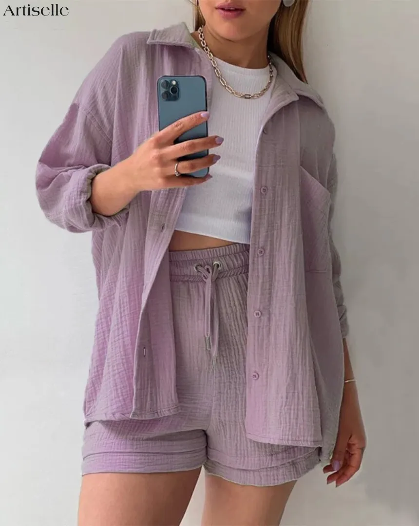 Artiselle | Nina - Cotton Two-Piece Suit