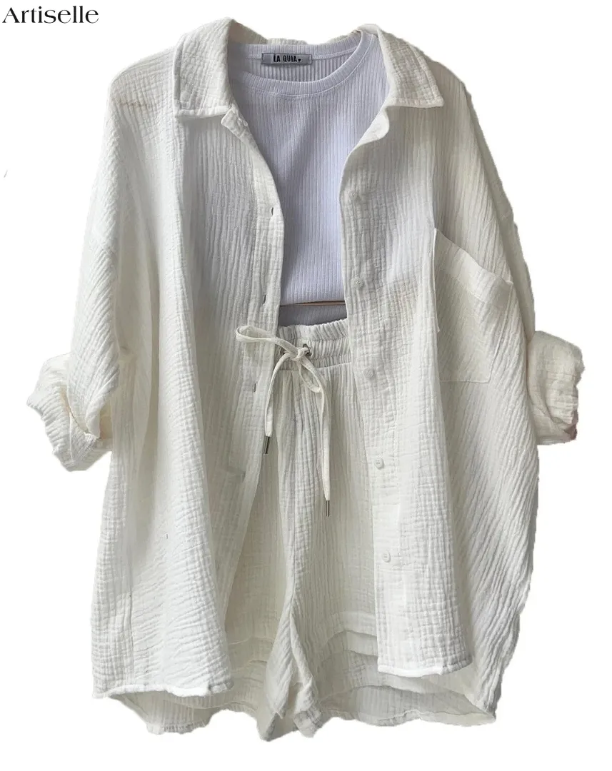 Artiselle | Nina - Cotton Two-Piece Suit