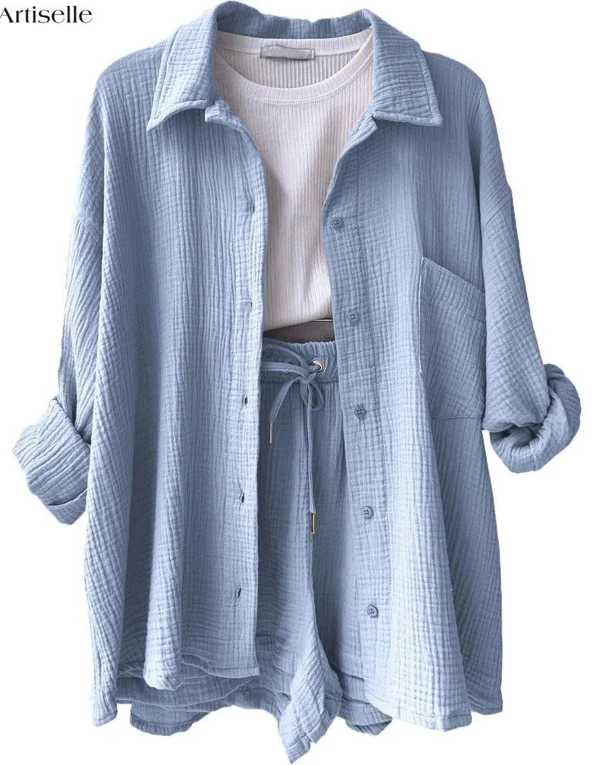 Artiselle | Nina - Cotton Two-Piece Suit