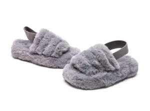 BELLE SLIPPERS GREY