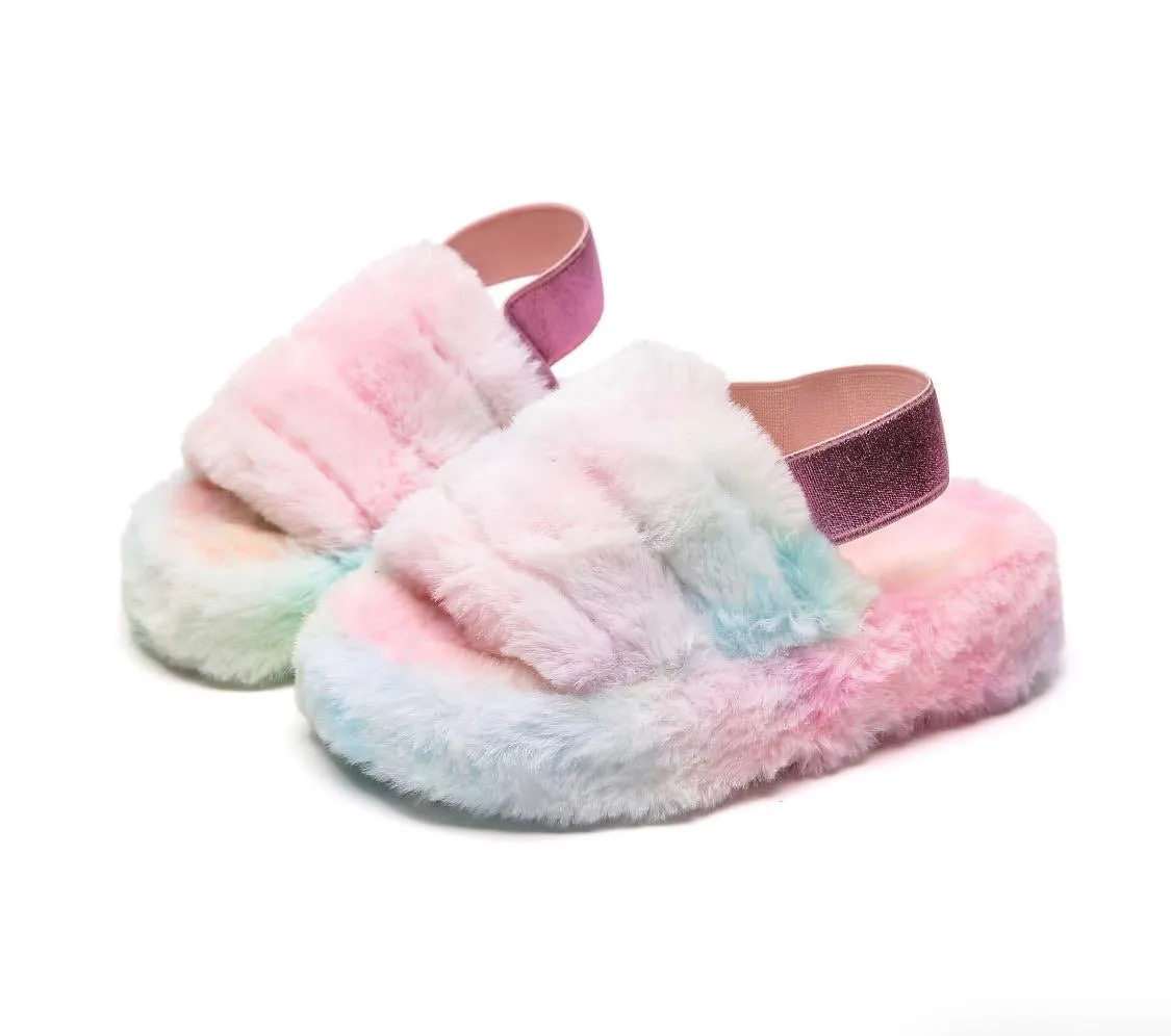 BELLE SLIPPERS RAINBOW