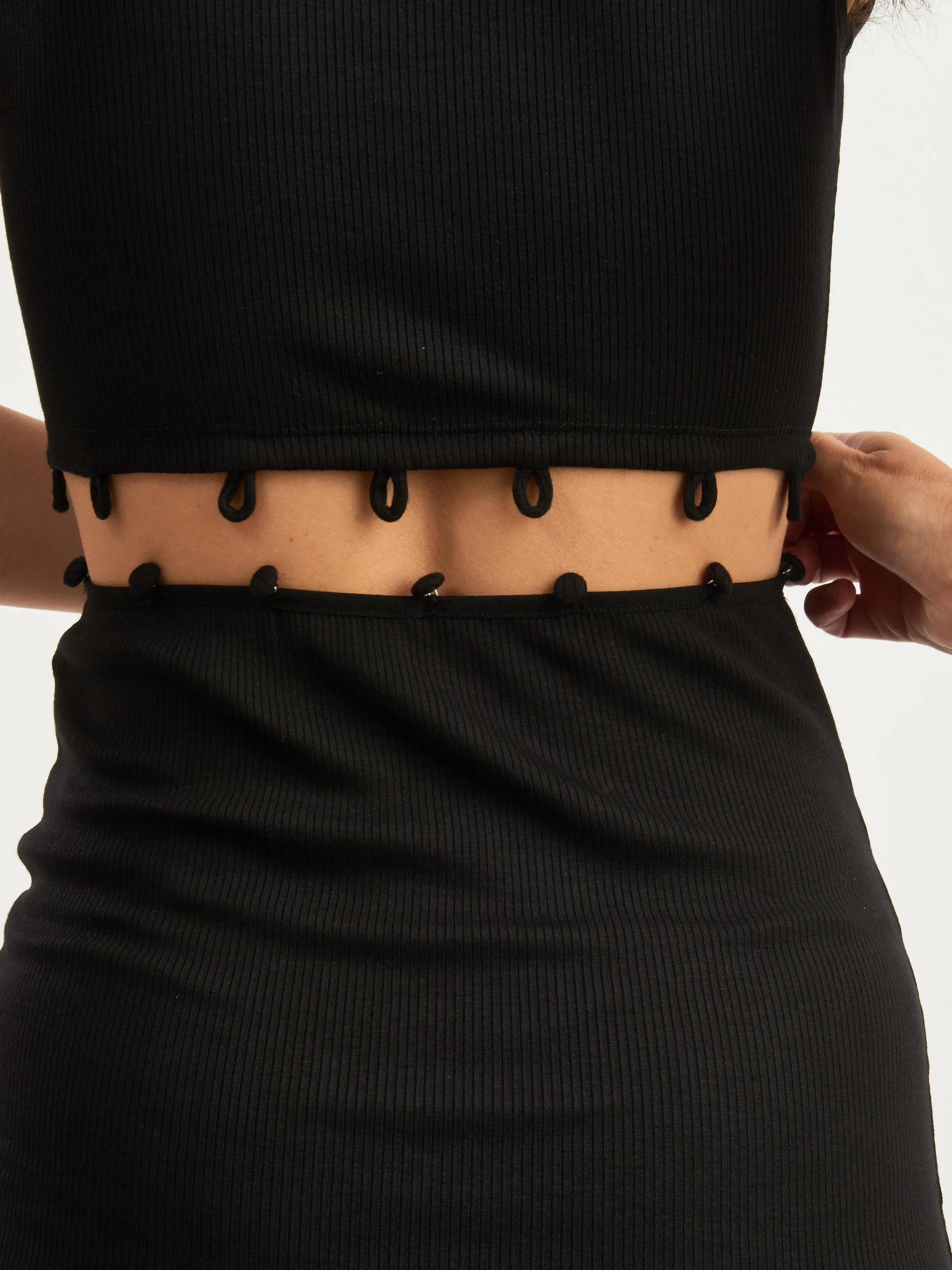 Black Diana Detachable Dress
