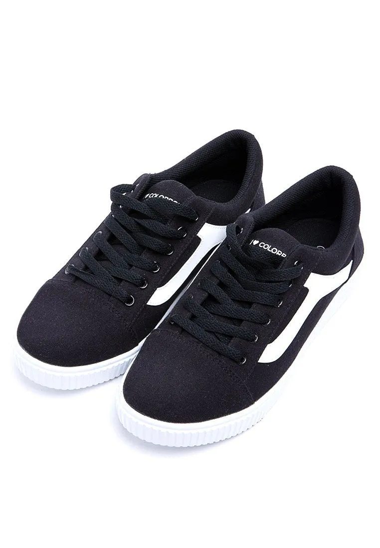 Black Stripe Sneakers
