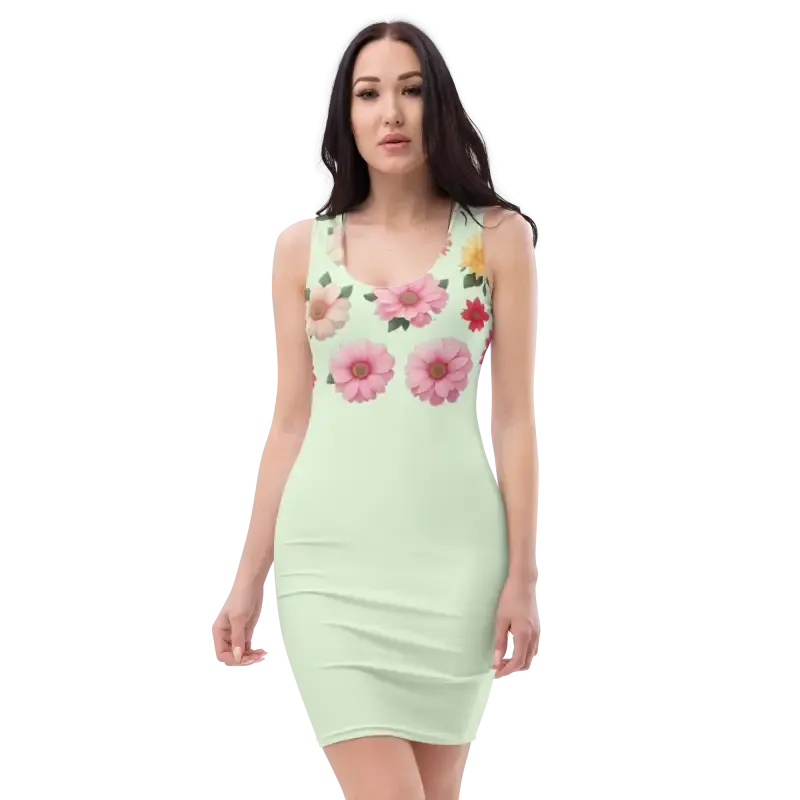 Bold Sublimation Cut & Sew Dress that Stands