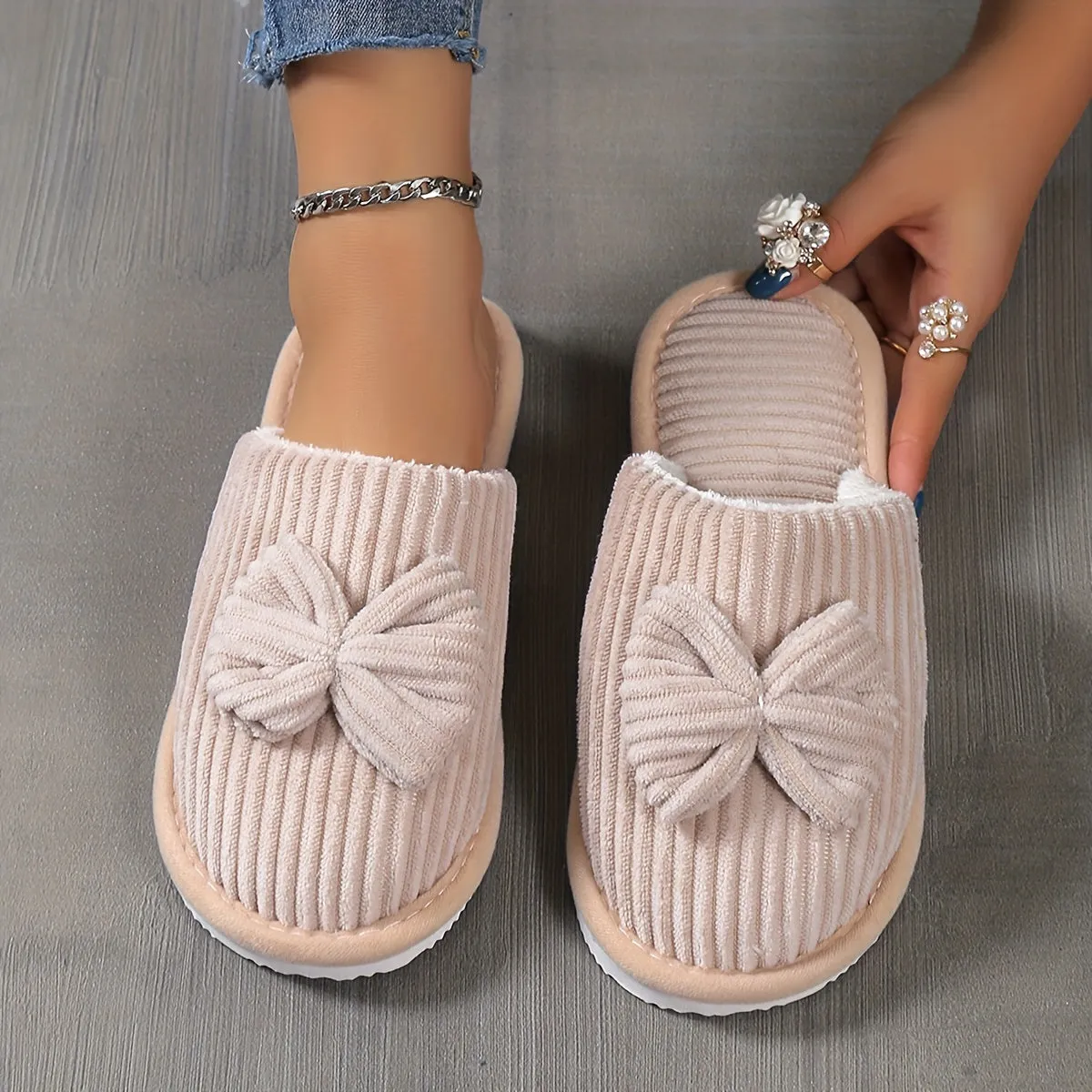 Bowknotz - Plush Slippers