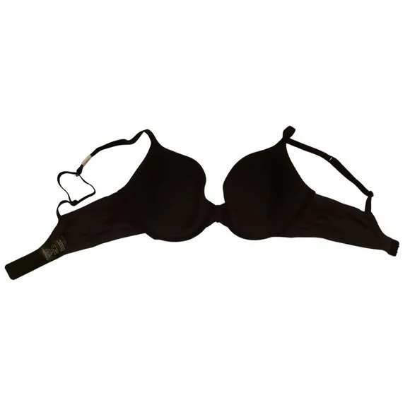 Bundle of 2 Calvin Klein Women's Perfectly Fit T-Shirt Bra Black/Nude Size 34C