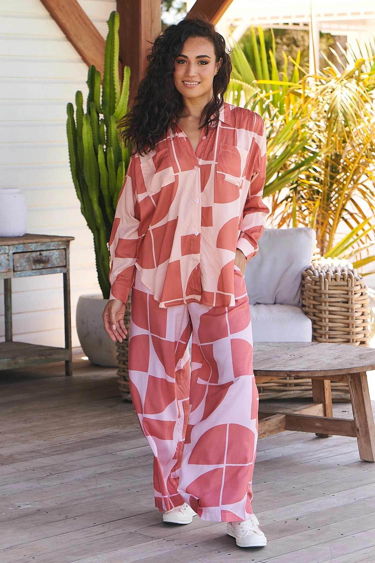 Cali Print Nadia Shirt