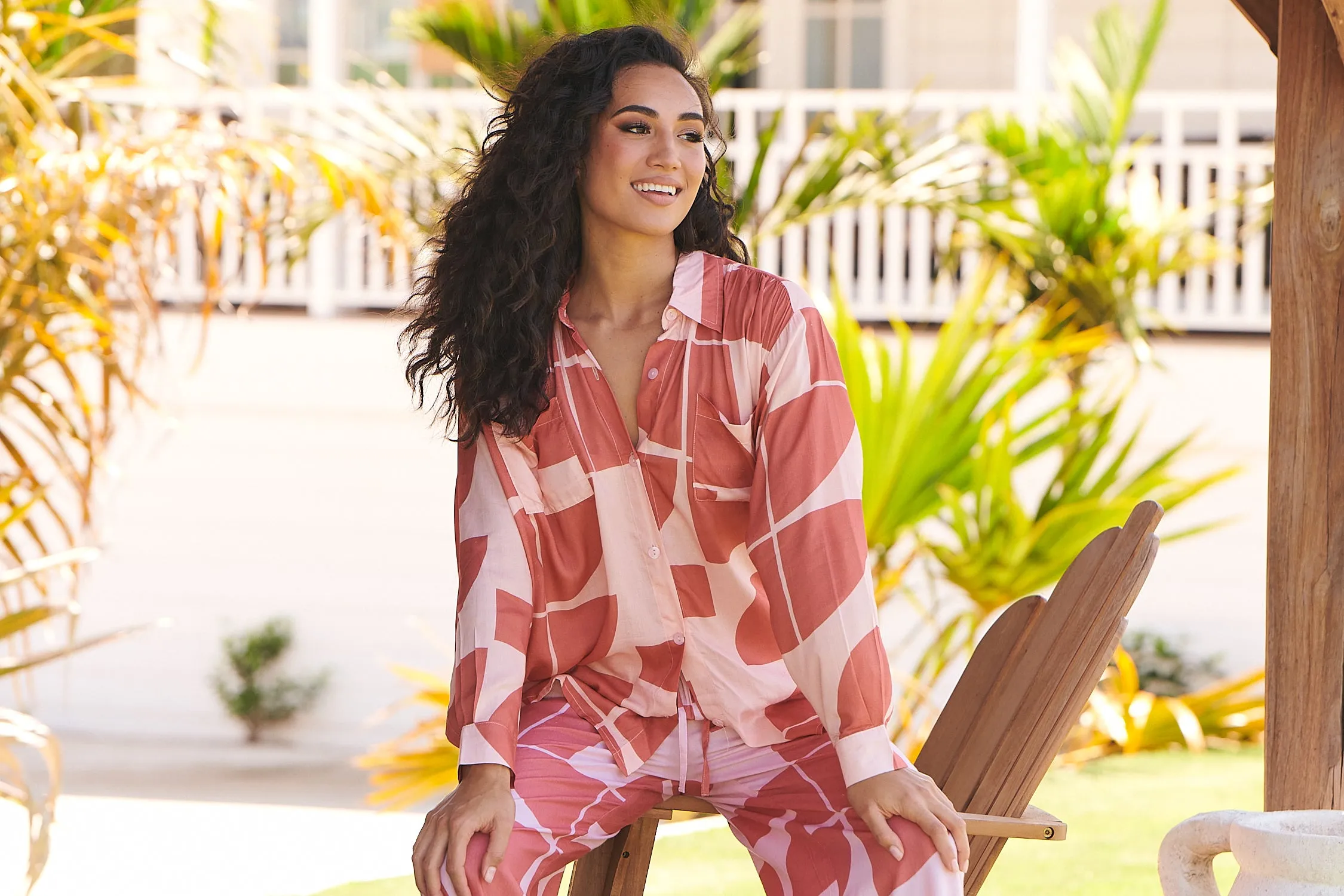 Cali Print Nadia Shirt