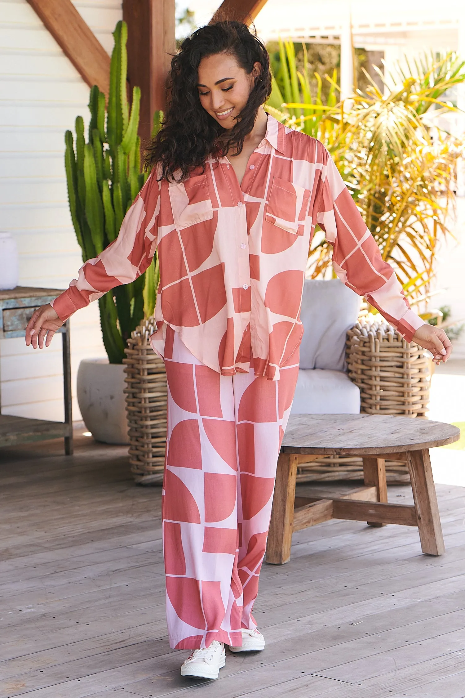 Cali Print Nadia Shirt