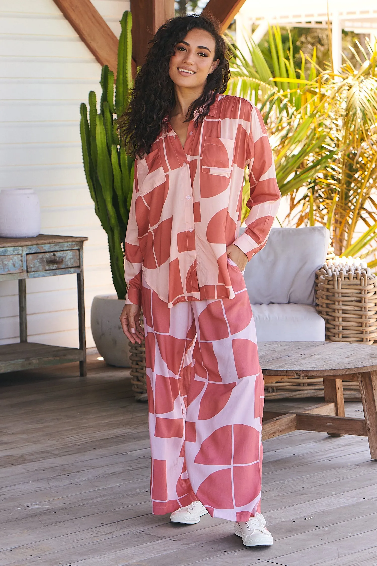 Cali Print Nadia Shirt