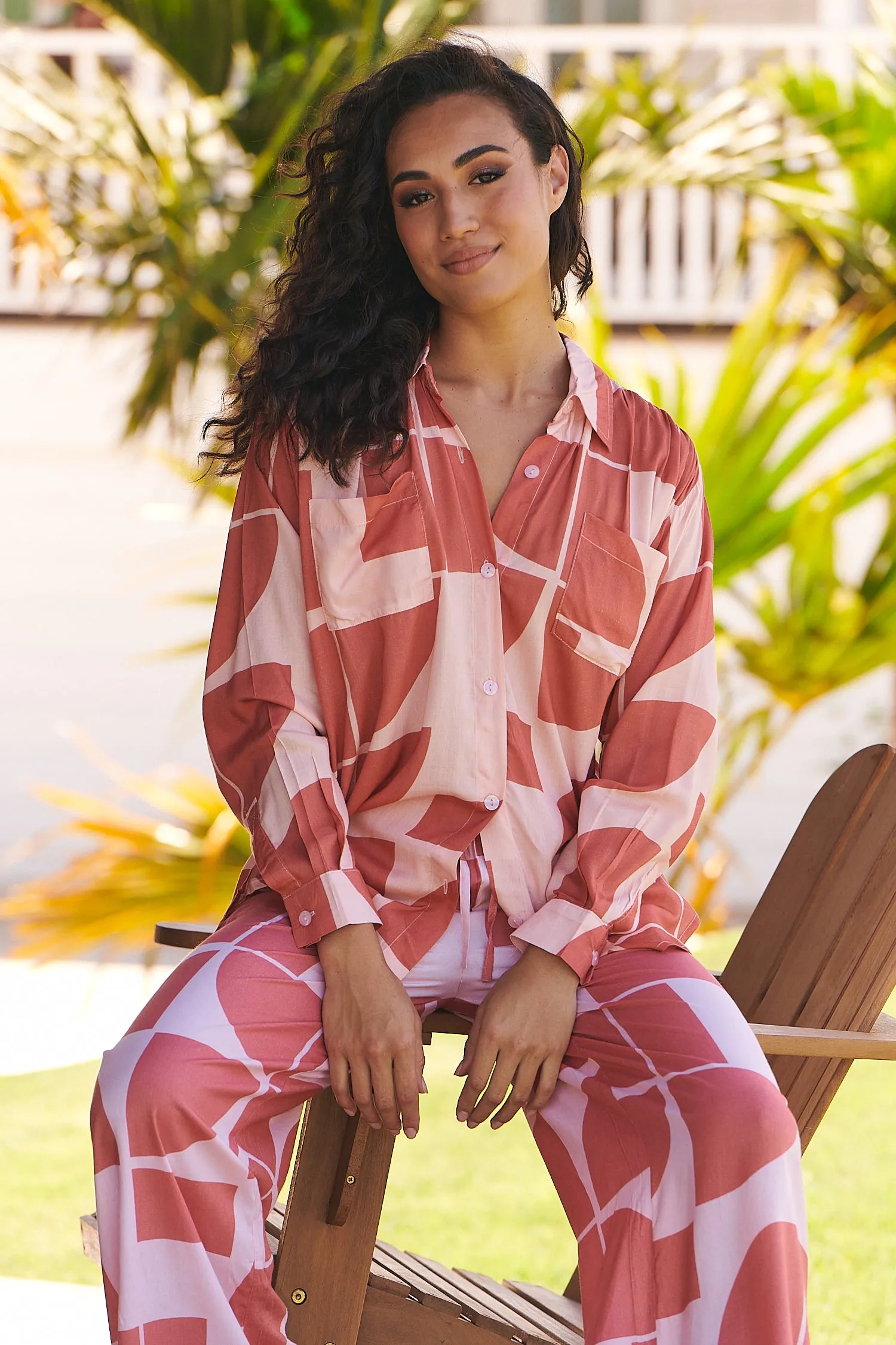 Cali Print Nadia Shirt