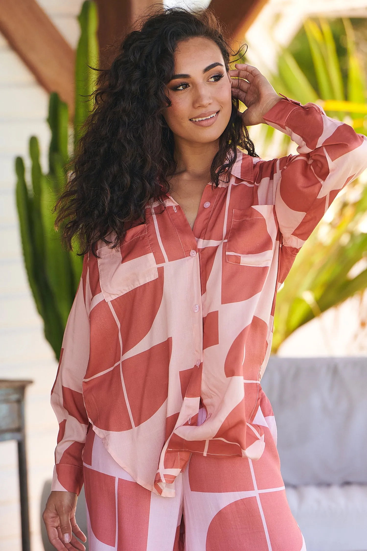 Cali Print Nadia Shirt