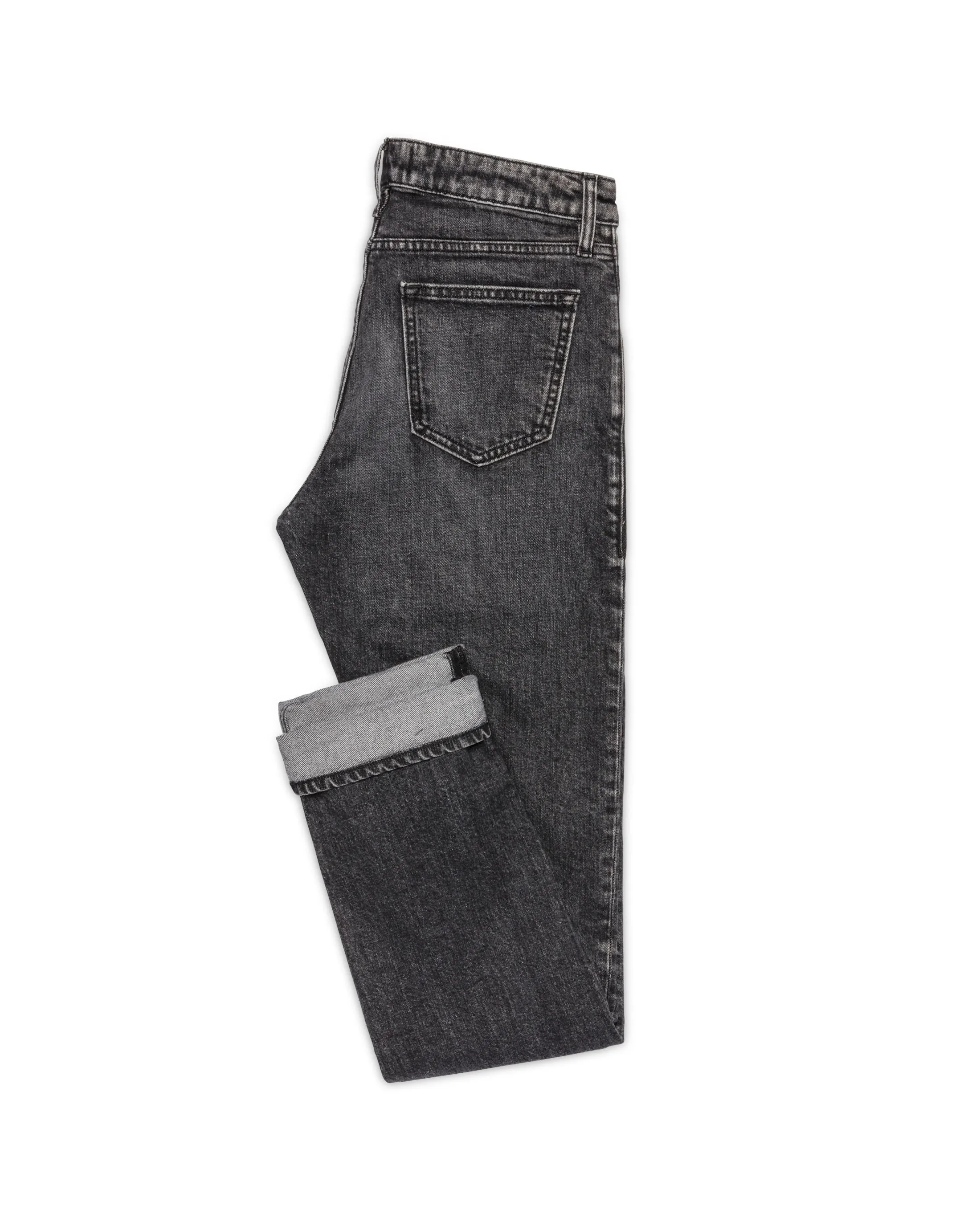 Candiani Eco Washed Black Stretch