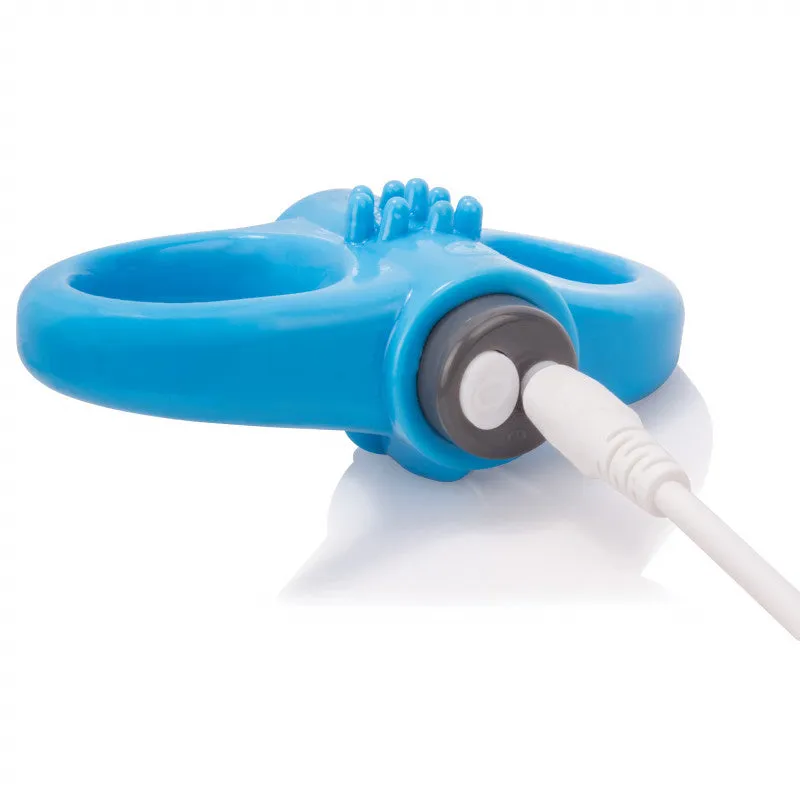 Charged Yoga Rechargeable Vibe Ring - Blue