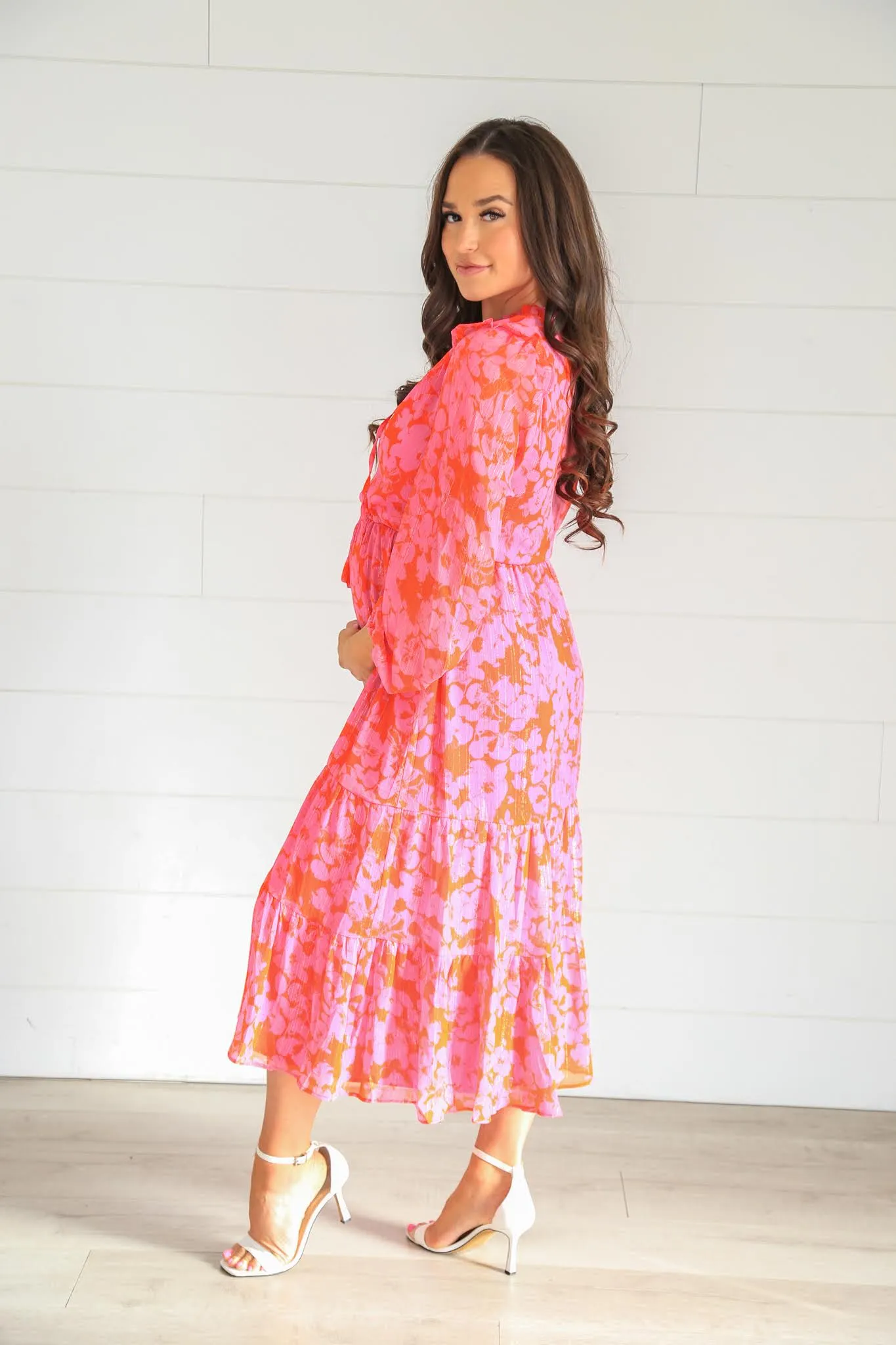 Charlotte Tiered Midi Dress