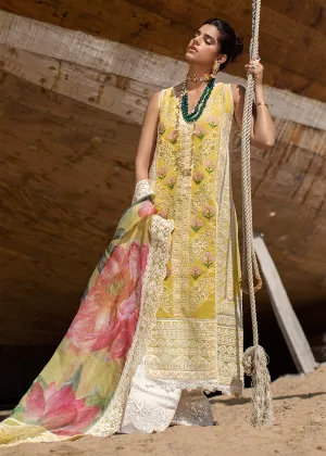 Chikkankari  Reinvented - 7B - Sunshine | Crimson Serendipity Luxury Lawn Collection 2022