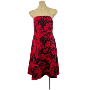 City Chic Strapless Floral Dress - Size 14
