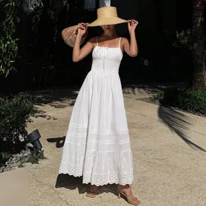 Clarissa™ | Flowing Chic Embroidered Dress